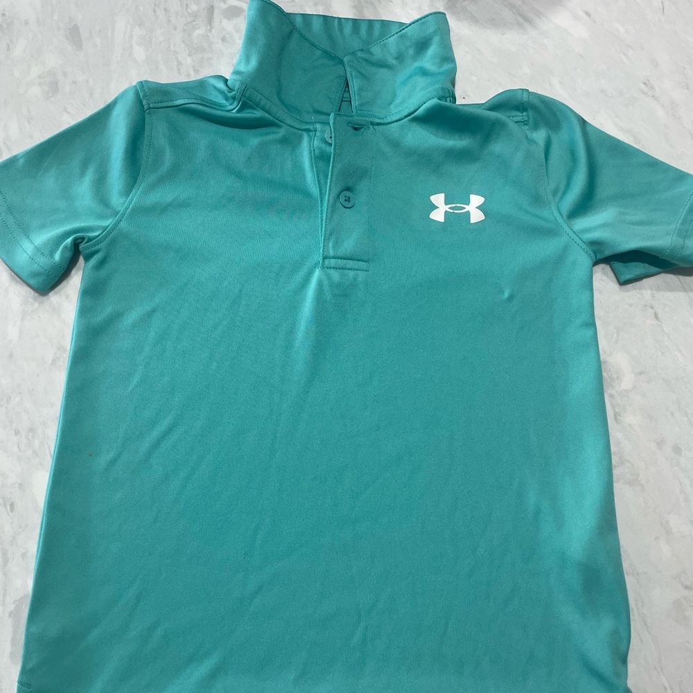 Under Armour Kids Aqua Polo Shirt